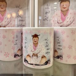 Tasse  "Mit der Zeit...wird die Zeit immer wichtiger"