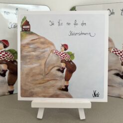 Postkarte " Ich tu's nur für den Kaiserschmarrn"