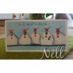 Postkarte " Was ist denn nur mit Berta los......