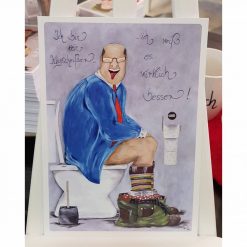 Postkarte " Ich bin kein Klugscheißer.....ich weiß es wirklich besser"