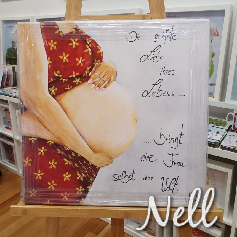 Leinwandbild "Die größte Liebe ihres Lebens...bringt eine Frau selbst