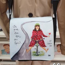 Tasche/Umhängetasche  (groß)  "Bin gerade etwas neben der Spur...IST SCHÖN DA"