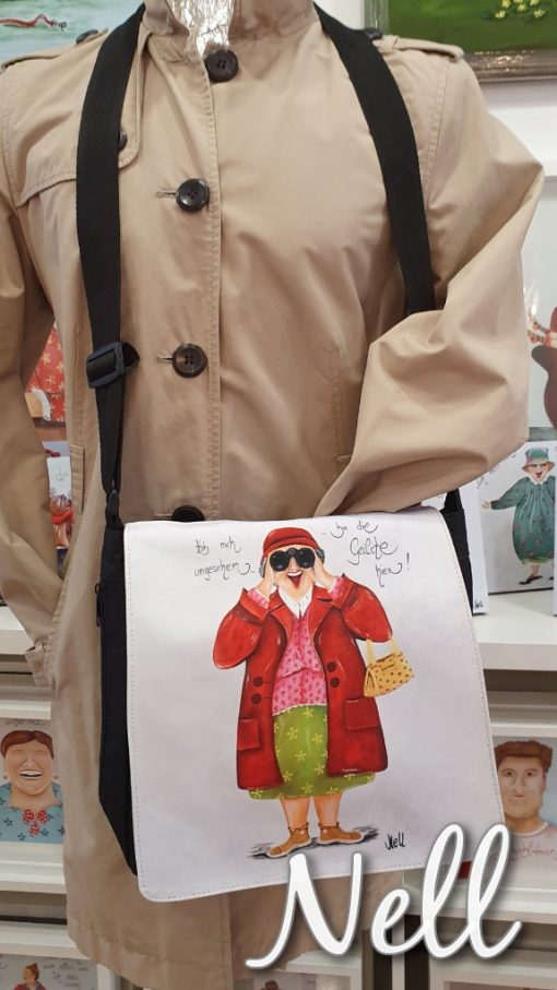 Tasche/Umhängetasche  (klein)  "Hab mich umgesehen..bin die Geilste hier!"