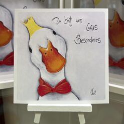 Postkarte    " Du bist was GANS Besonderes"