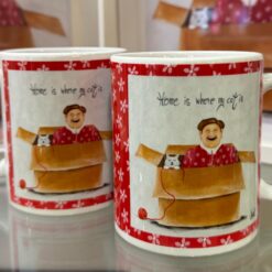Tasse  "Home is where my cat is"