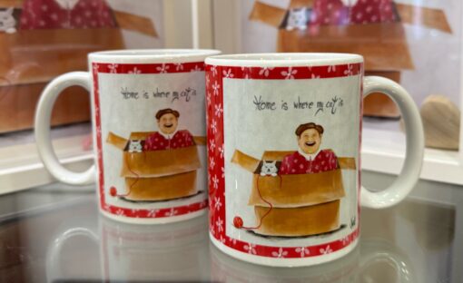 Tasse  "Home is where my cat is"