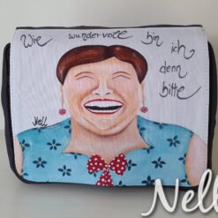 Kulturtasche  "Wie Wundervoll bin ich denn bitte"