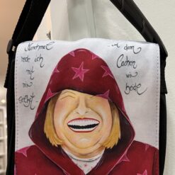 Tasche/Umhängetasche  (groß)  "Manchmal rede ich mit mir selbst...und dann lachen wir beide"