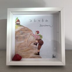 Bild    25cm x 25cm   "Ich tu's nur für den Kaiserschmarrn"