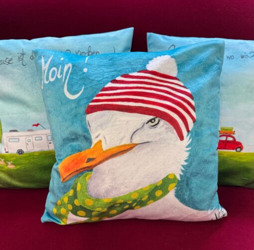 Kissen 40cm x 40cm      "Moin!"