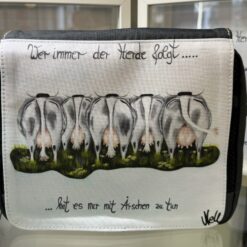 Kulturtasche "Wer immer der Herde folgt....hat es nur mit Ärschen zu tun"
