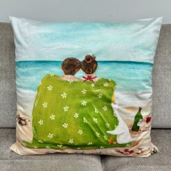 XXL Kissen 60cm x 60cm      "Gänsehaut lügt nicht"