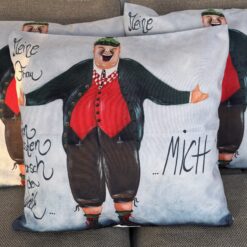XXL Kissen 60cm x 60cm  "Meine Frau hat den geilsten Arsch der Welt...MICH!"