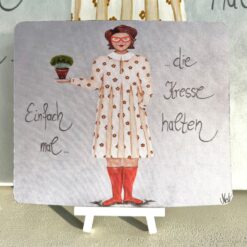 MOUSEPAD     "Einfach mal....die Kresse halten"